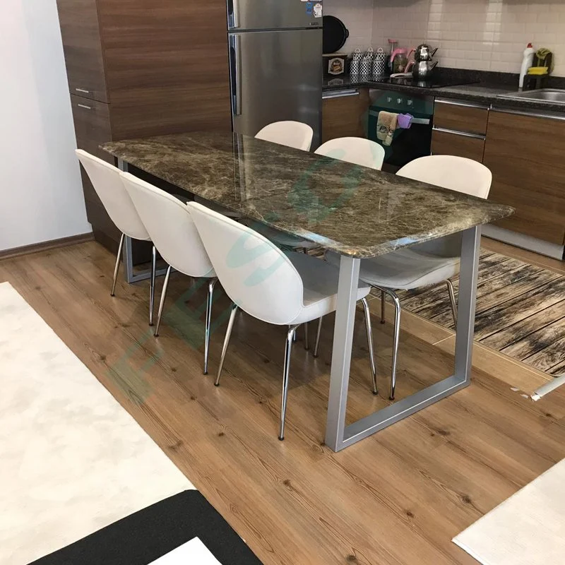 Emprador Dark Marble Dining Table 52